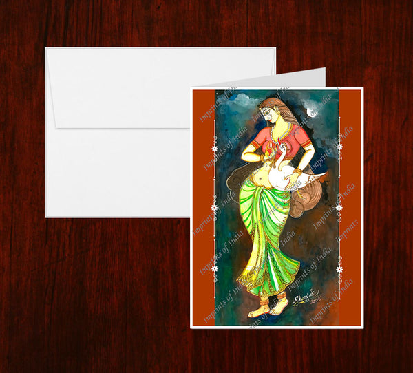 Damayanti Greeting Card
