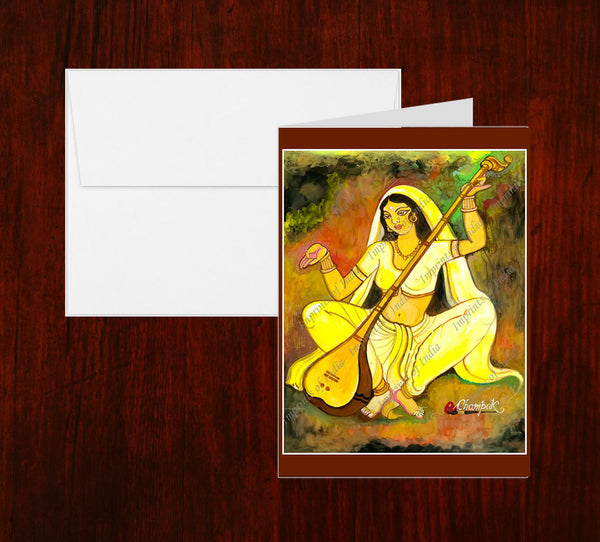Pooja Greeting Card