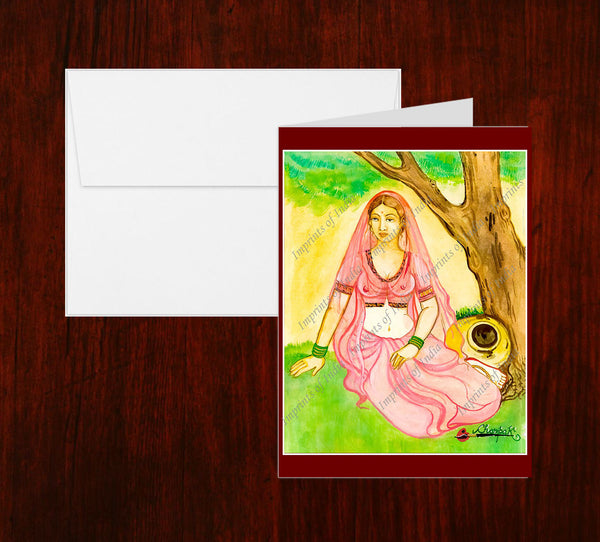 Pooja Greeting Card