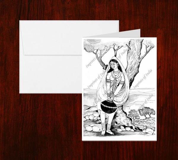 Indian Tribal Women Greeting Card